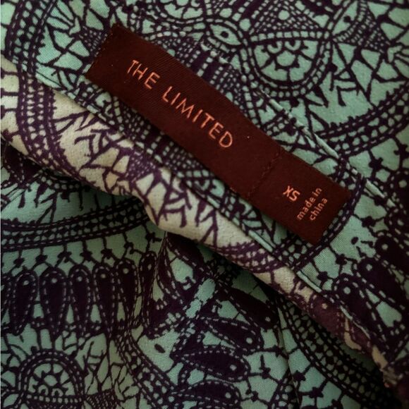 The Limited Teal and Navy Shirt Dress | XS | EUC - Picture 8 of 8